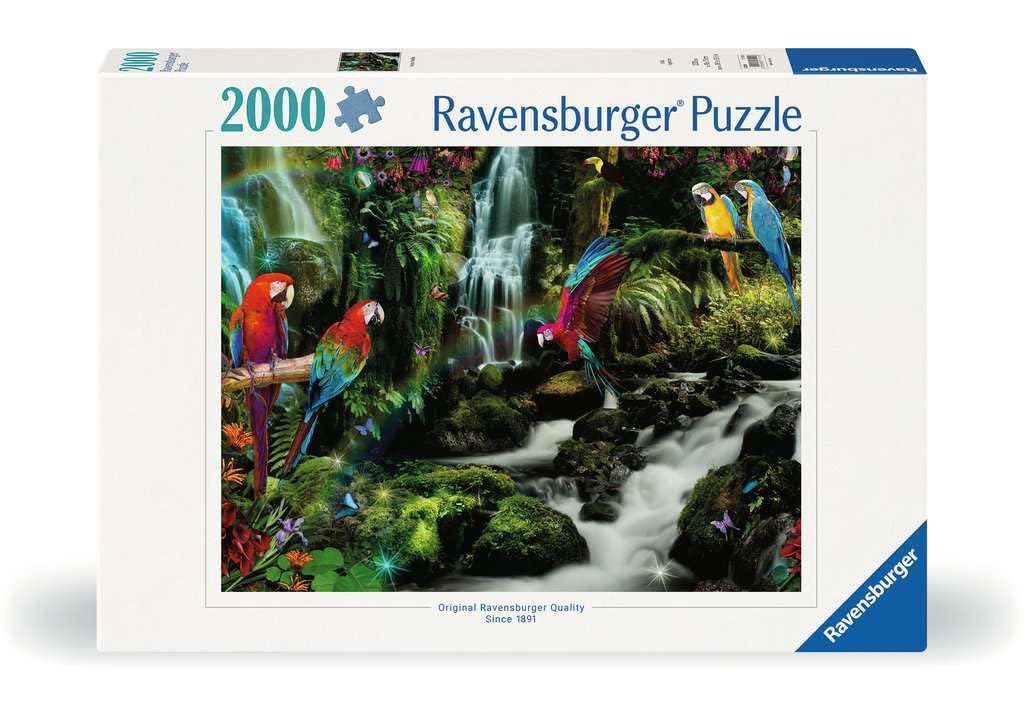Ravensburger 2000 Parçalı Puzzle Renkli Papağanlar