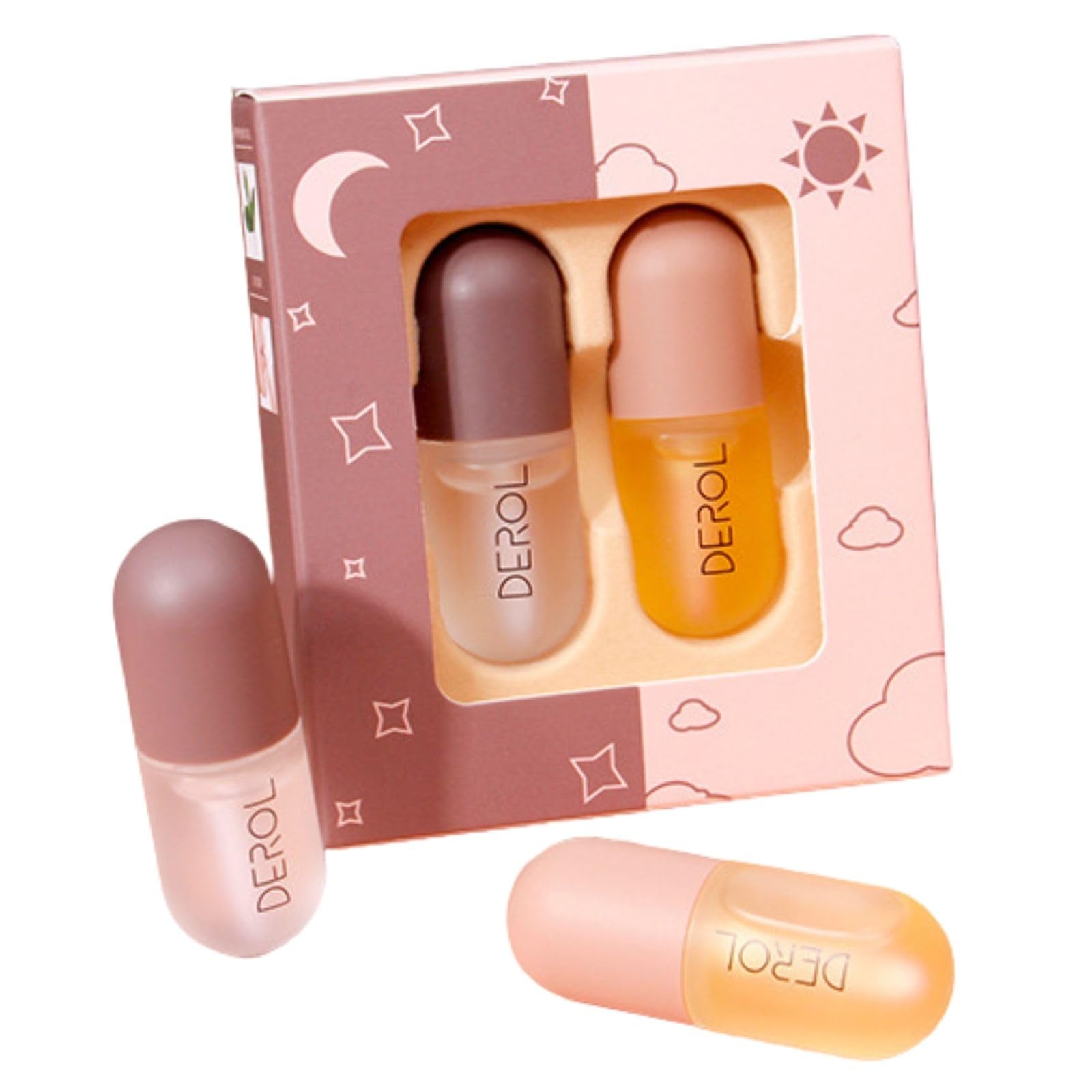 TTYRBF 2Lip Plumper Set,Lip Plumper,Natural Lip Plumper kit,Day and Night Lip Plumper,Lip Moisturizing,Day and Night Use