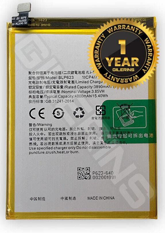 Image of Original BLP623 Battery for Oppo R9s Plus / F3 Plus Battery with 1 Year Warranty ****(K000985)