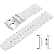 Soft Silicone Watch Band Compatible with Tissot PRX 40mm Watches,Quick Release Strap with Adapter Sets for Mens Tissot Prx Powermatic 80 Models Replacement
