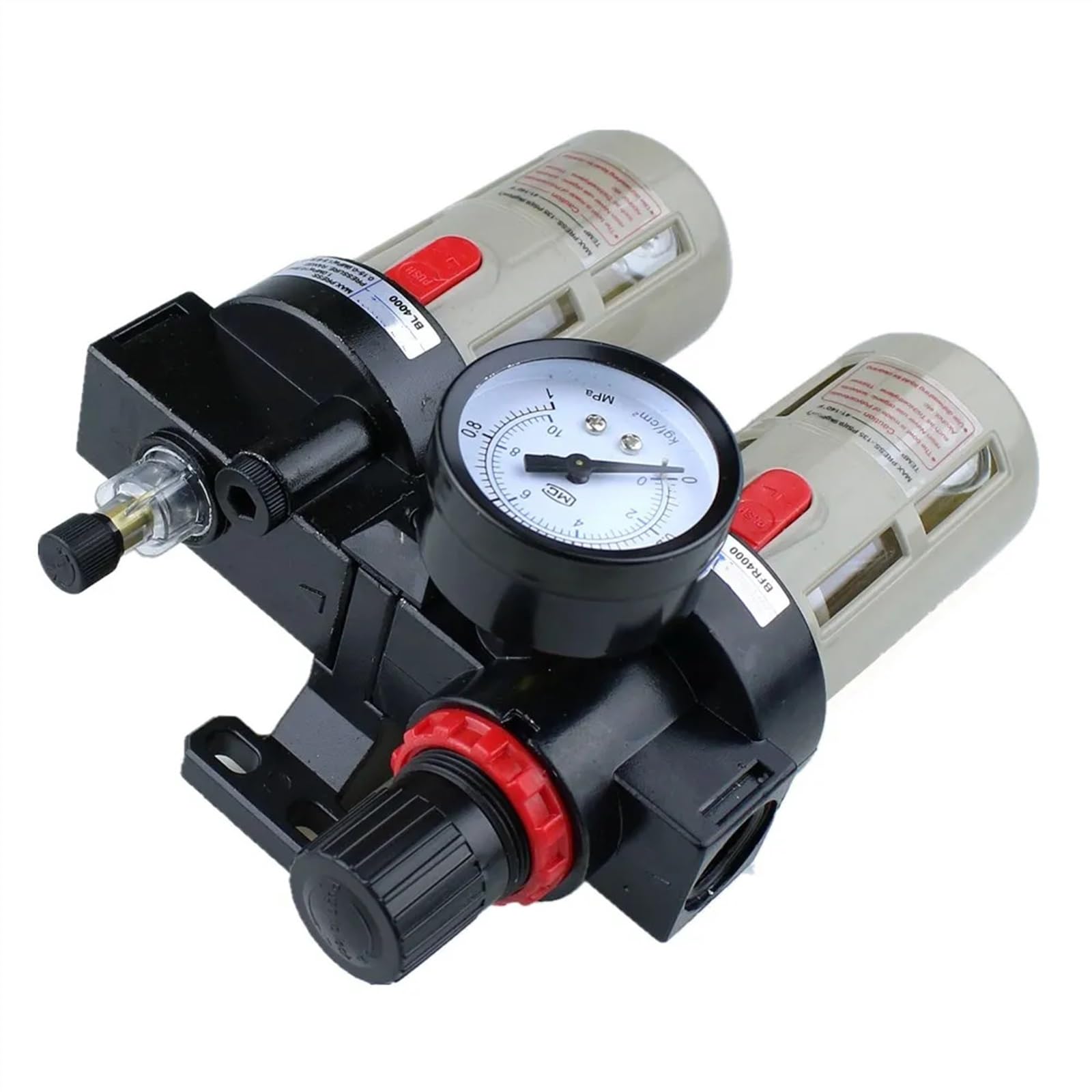 BFC4000 Regulador de filtro de aire de 1/2" Lubricador combinado Tratamiento de dos uniones BFR4000 + BL4000