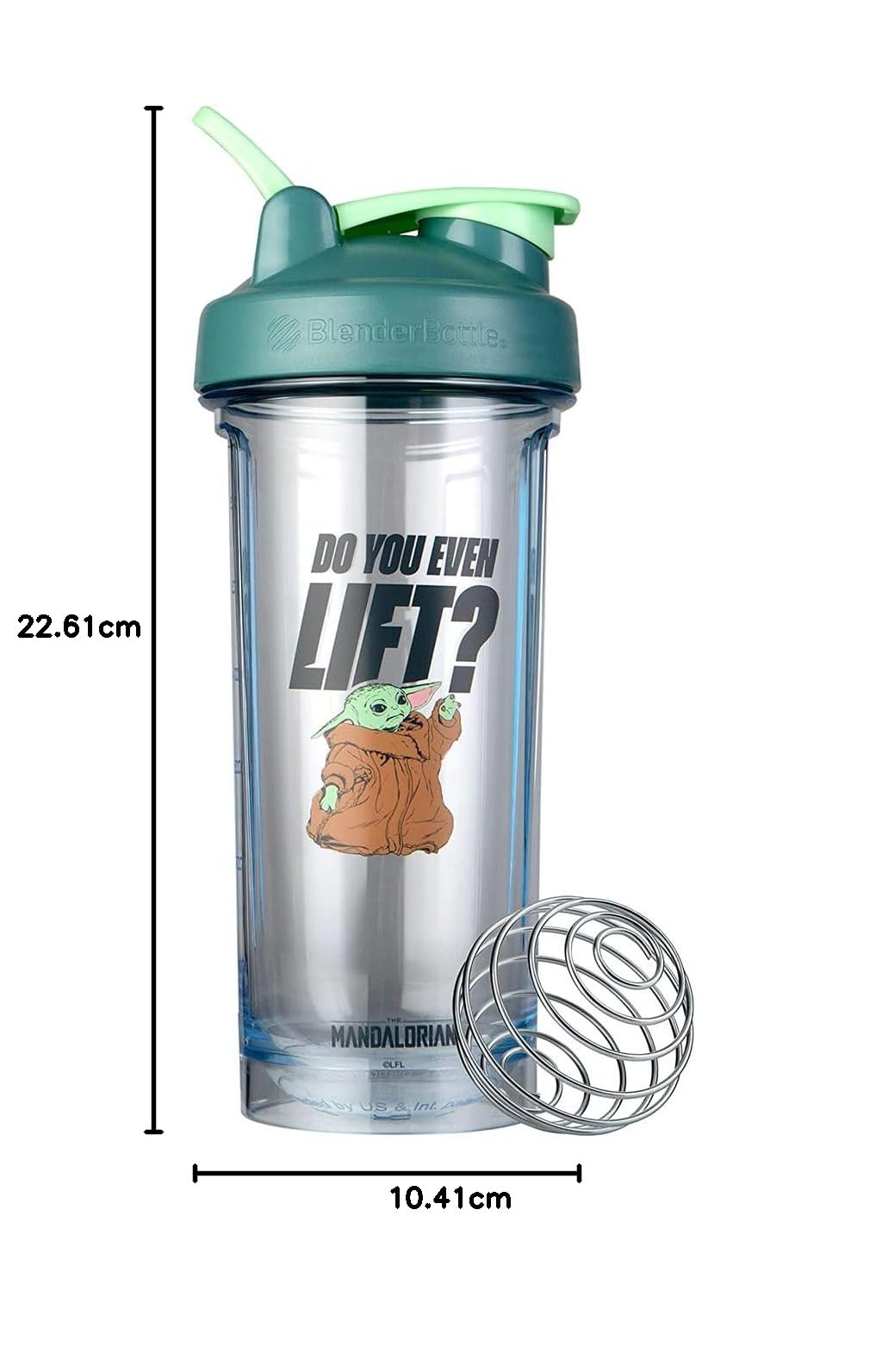 BlenderBottle Star Wars Shaker Bottle Pro Series Perfekt für Proteinshakes und Pre Workout, 800 ml, heben Sie sogar an?