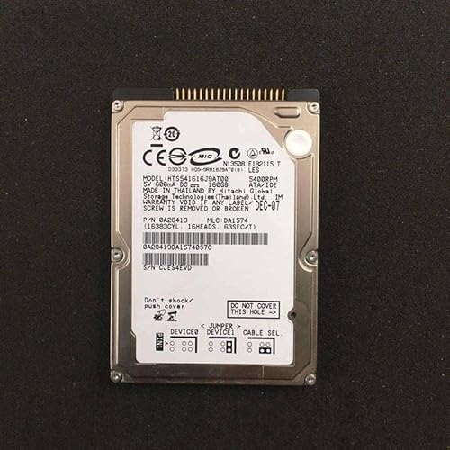 per 2.5 4MB per interno per Notebook per HTS541616J9AT00 5400 RPM hdd 160 GB ide