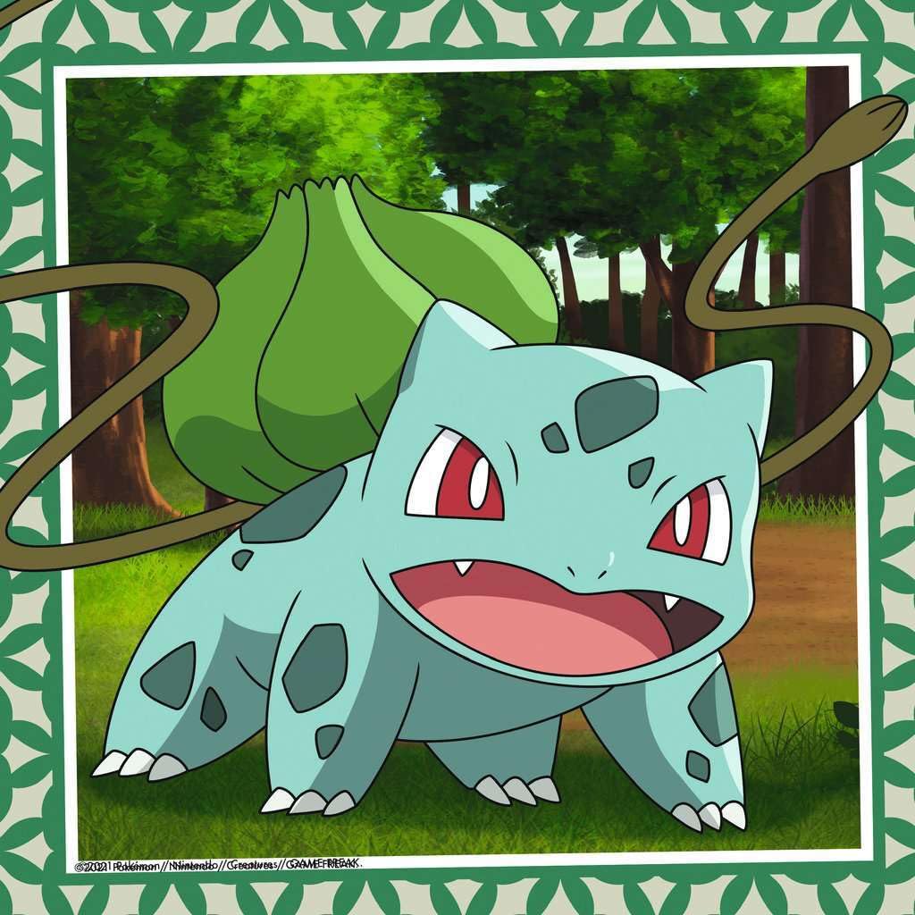 Puzzle dla dzieci 2D: Pokemon 3x49 elementów