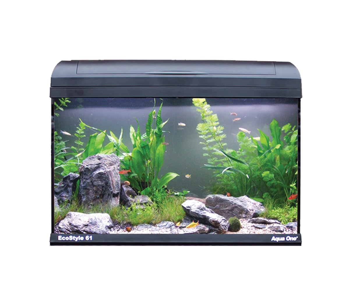 Aqua One EcoStyle 61 / 70L Rectangular Aquarium 61x36x44cm (black) โ image 1