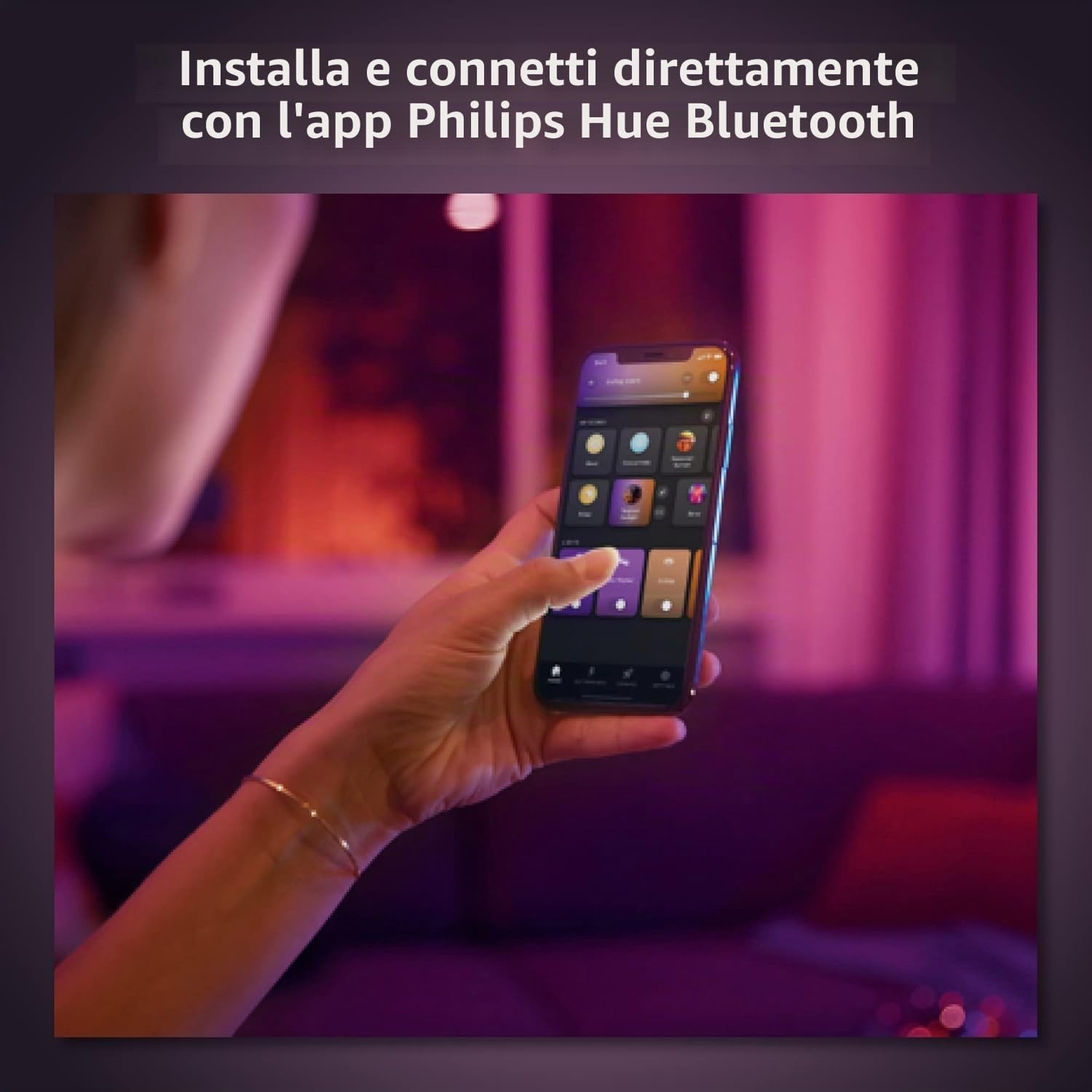 Philips Hue Centura, Faretti da incasso, Confezione da 3, Bianco | Luce bianca e colorata, GU10, Dimmerabili, Smart Home, Controllo vocale e via app, Per sistema Hue