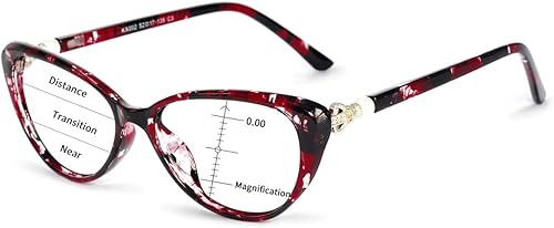 OCCI CHIARI Progressive Reading Glasses for Women Blue Light Blocking Multifocus Transition Reader disponible en Yaxa El Salvador