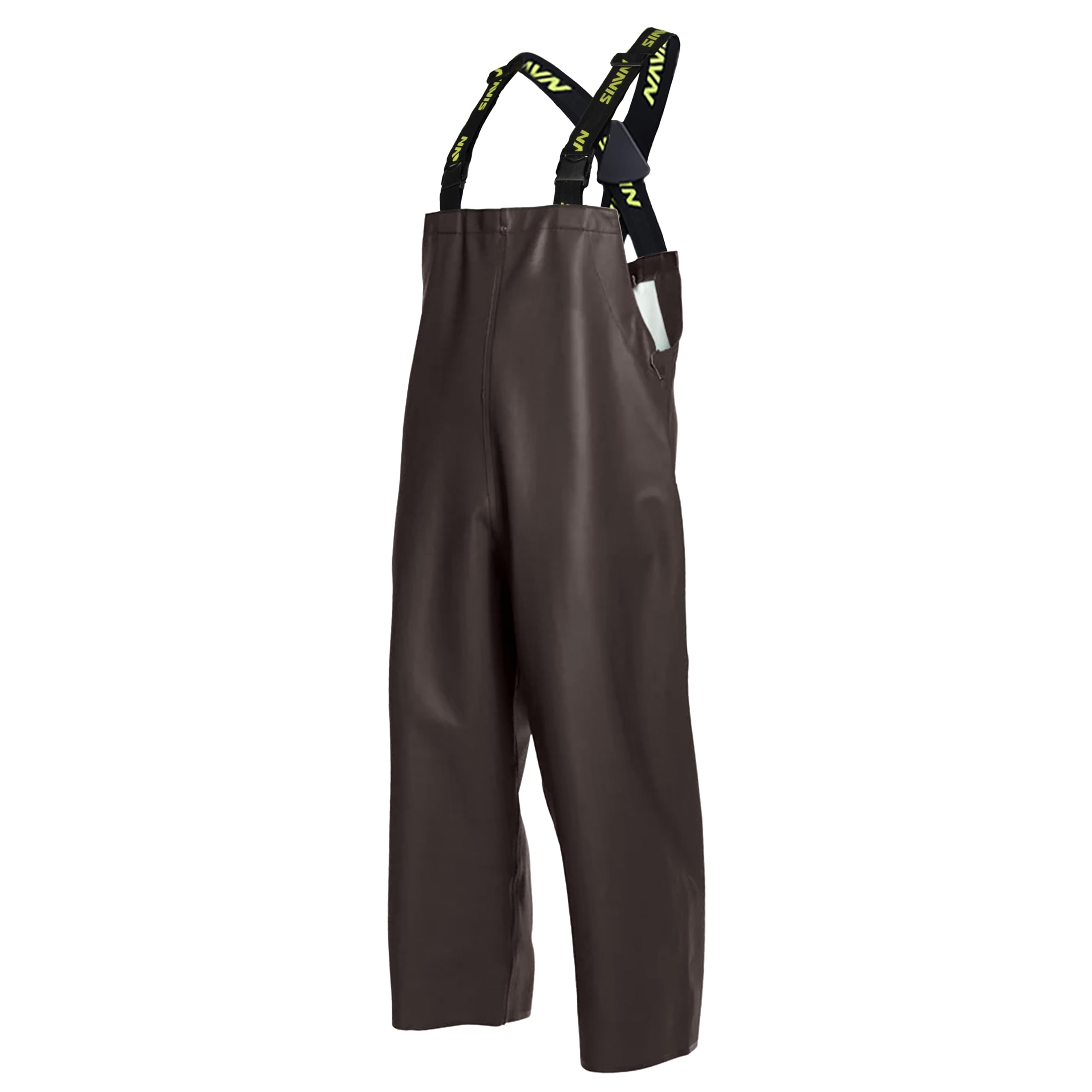 Herren Regenhose Brigg 44 Pro PVC 0,70 mm wasserdicht | Für gewerbliche Fischerei, 18.000 mm Wassersäule, extra robuste Ausführung, komfortable Passform