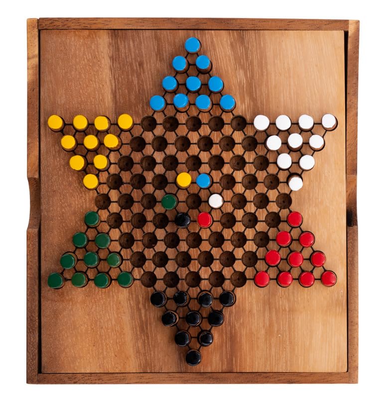 Engelhart – 350300 - Dames Chinoises – Coffret de Jeu en Bois Ecologique – Jeu de Société...