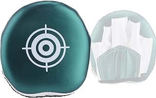 OUKENS Boxing Pads Mini Focus Mitts,PU Leather Boxing Curved Focus Punching Mitts Kids Mini Boxing Gloves Pads Boxing Target Pads for Kickboxing, MMA, Muay Thai, Punching Target, Martial Arts
