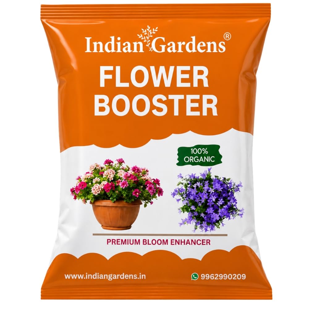 Indian Gardens - Flower Booster | Flowering plant food | Plant growth enhancer | Floral nutrients | Bigger blooms | Brighter flowers | Garden fertilizer | Flower Booster | 400 Grams-image-19