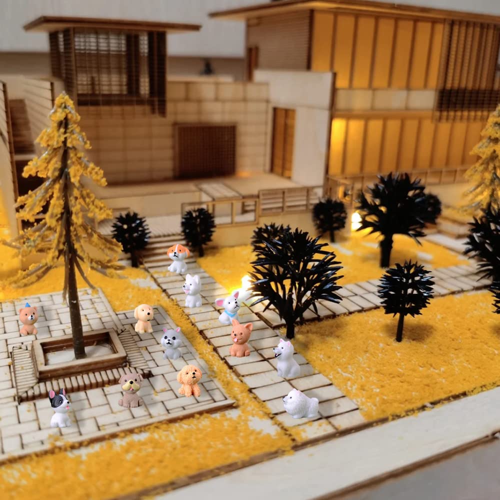 Statue Deco,Figurines Miniatures De Jardin,animaux,écureuil,lapin,dessins Animés,Terrarium