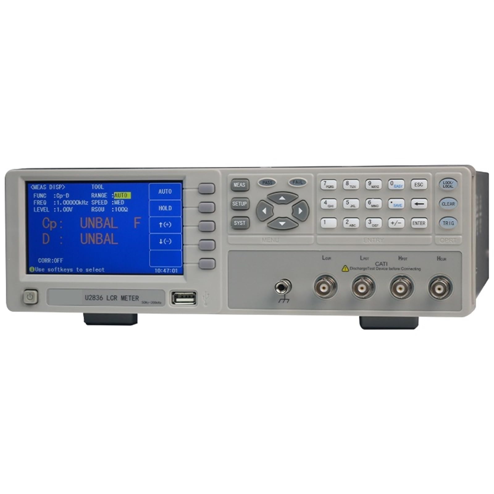 Multimetr cyfrowy, U2836LCR Cyfrowy Tester Mostka 50-200kHz Tester Rezystancji, Pojemności i Indukcyjności Wszechstronne możliwości pomiarowe