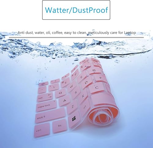 Vista 33 de Cubierta de teclado para portátil de 15.6 HP 15-dw 15-dy 15-ef 15-da/db/bs 15-dy5033dx 15-dy5073dx 15-dy5113dx dy2073dx 15-dw3033dx 15-ef2130wm Rosa