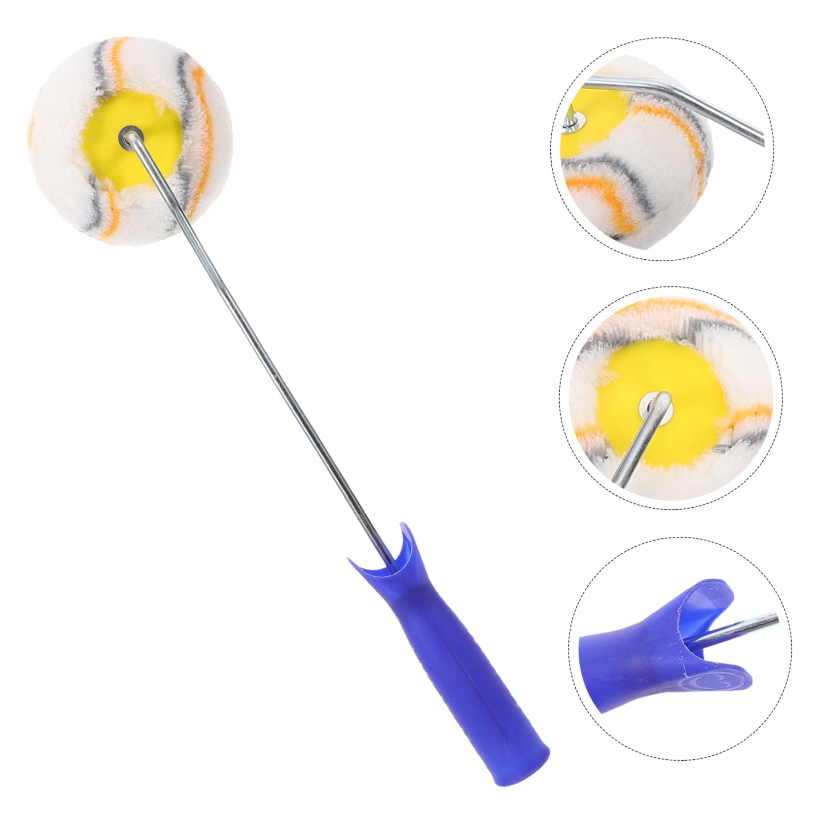 5 Stück Farbroller Pinsel Farbroller Zum Streichen Von Wänden Abdeckungen Hausfarbroller Malerrolle Naht Wandmalerei Zubehör Farbroller Pinsel Tragbarer Farbroller