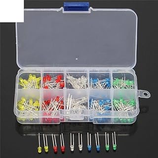 Ied Diode Light-Emitting Diodes Universal 200pcs/box 3mm LED Light Assorted Kit Red Green Blue Yellow White DIY LEDs Diode Set