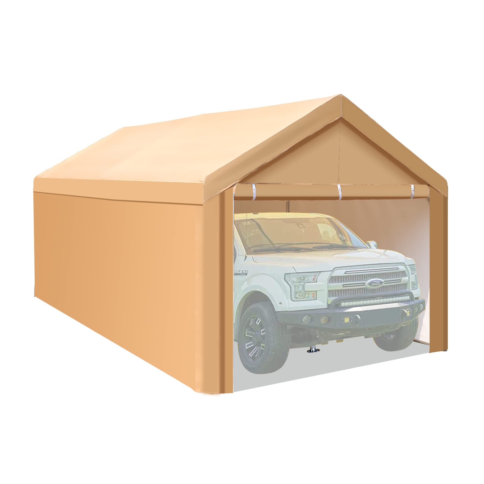 Buy PHI VILLA 10x20 ft Heavy Duty Carport Car Canopy Garage Shelter