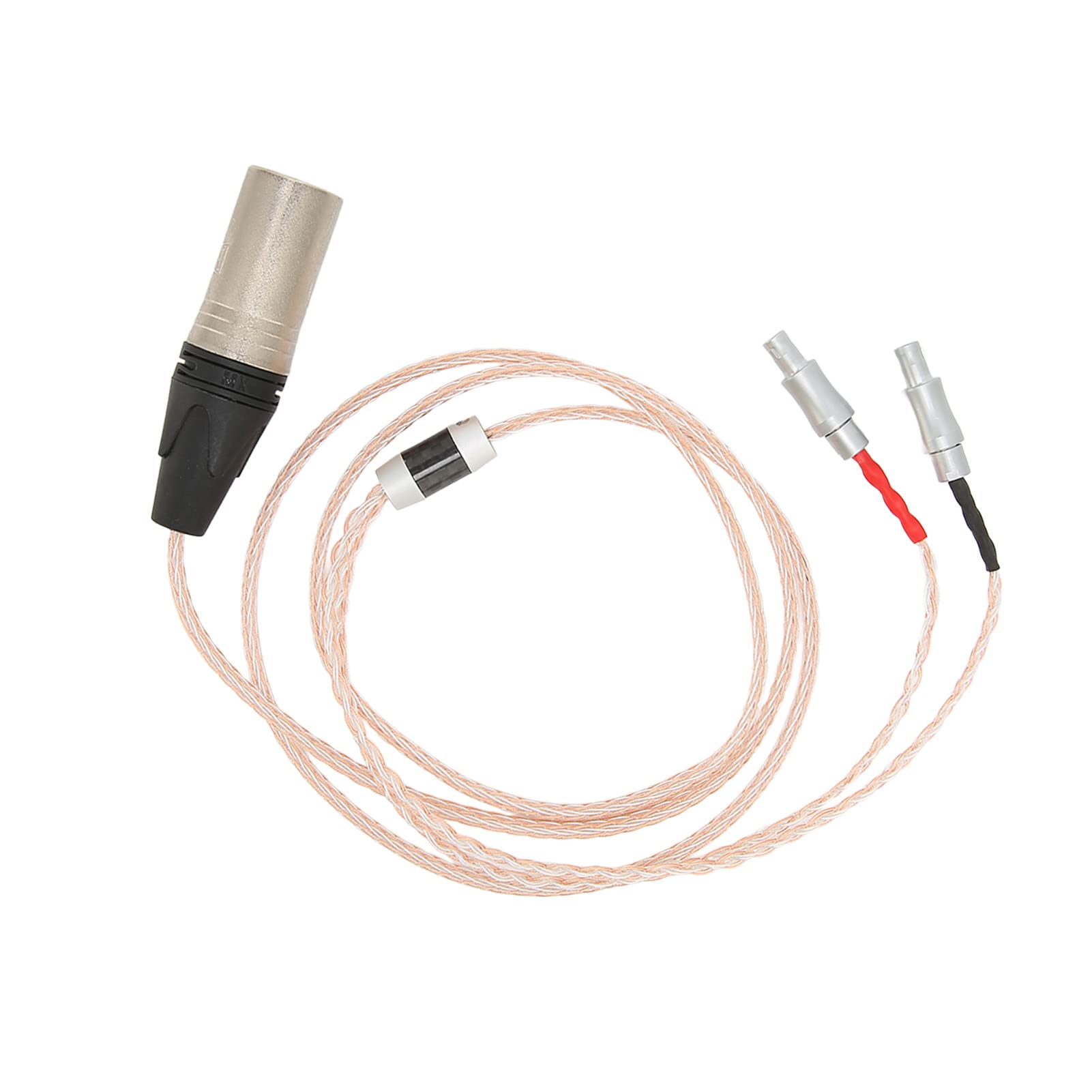 Symmetrisches Kopfhörerkabel mit 4-poligem XLR-Stecker, Langlebiger und Klarer Klang für HD800 HD800S HD820, 1,2 M