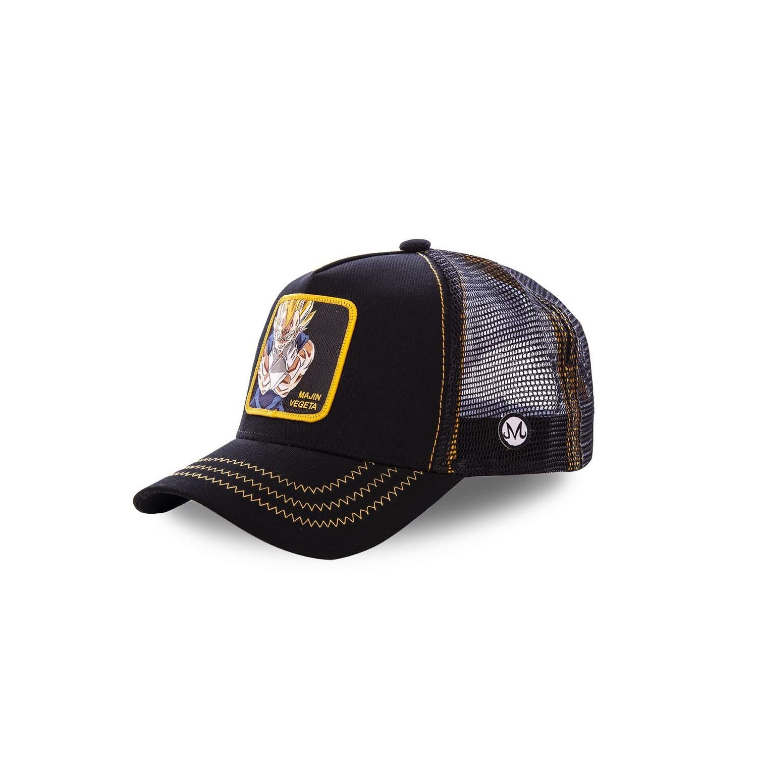 Collabs Capslab Capslab Majin Vegeta Trucker Cap Dragon Ball Z Black - One-Size