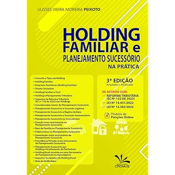 Capa do livro Holding Familiar e Planejamento Sucessório na Prática 3Ed.2024