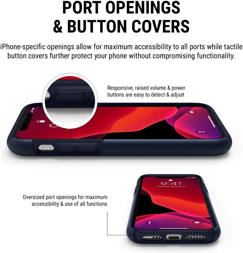 Incipio DualPro Case port openings and button covers