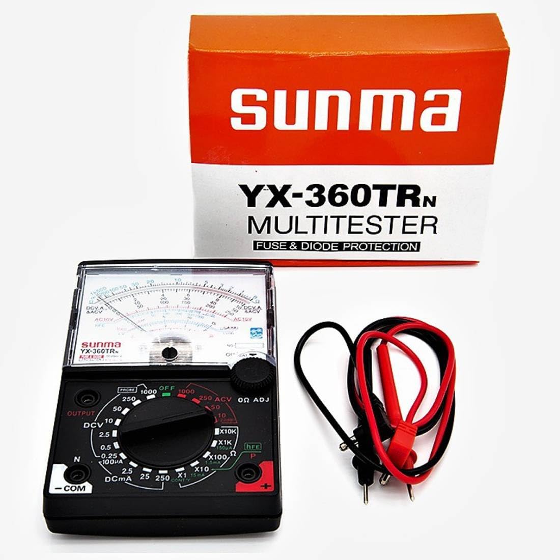 YX-360 TR Multitester – Analog Multimeter for AC/DC Voltage, Current & Resistance Testing | Electrical Circuit Tester for Electricians & DIY Use-image-35
