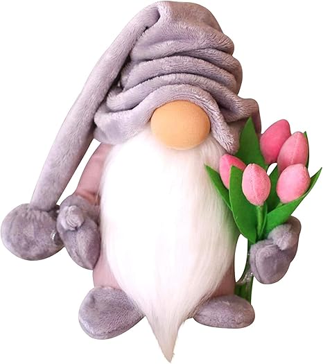 Amazon 帽子の生地の人形 母の日の女性gnome 帽子 手作りのスカンジナビア語tomte Gnome 豪華なドールのtomte Color Gray 置物 オブジェ オンライン通販