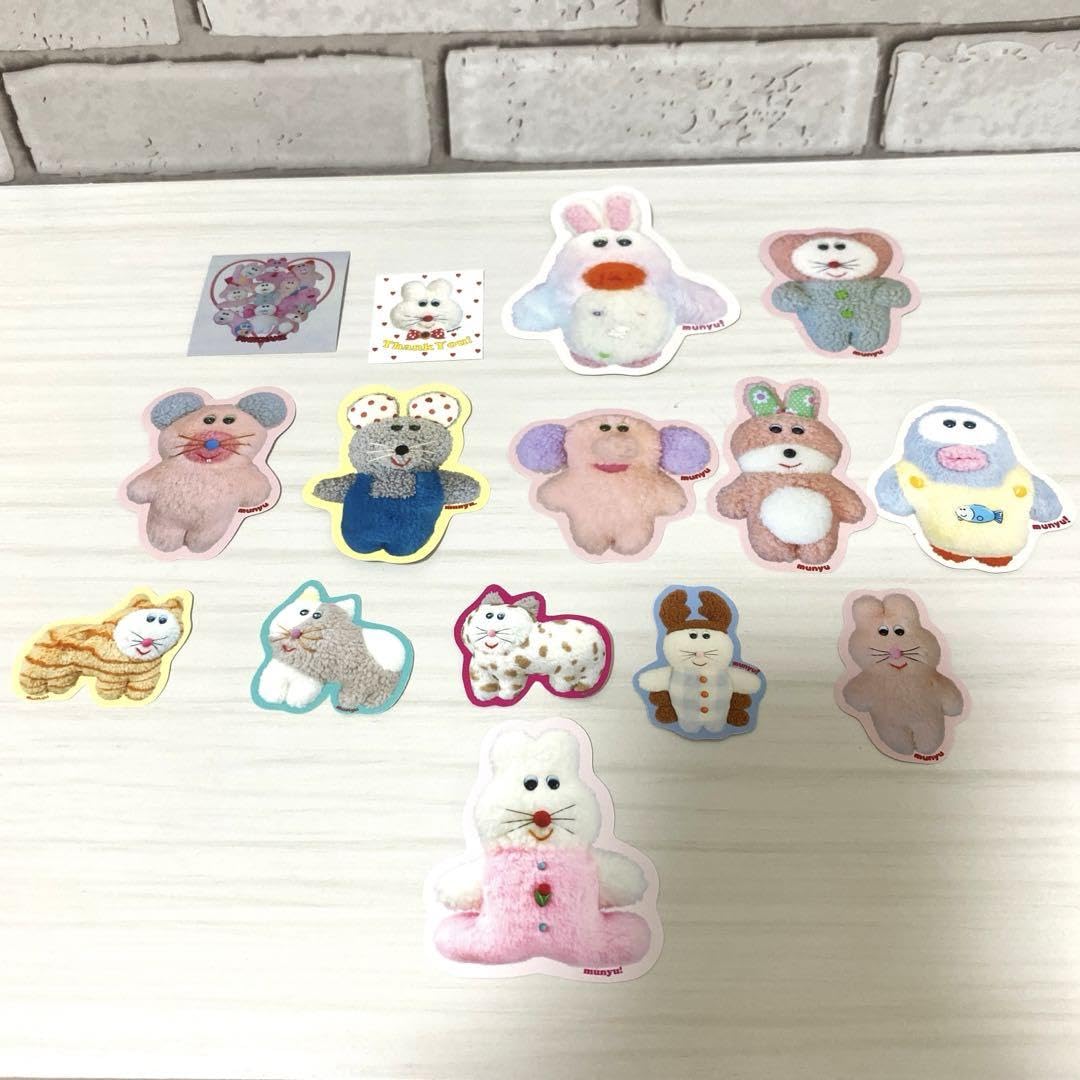 【激レア】むにゅ　プクプク　セット Amazon.co.jp: むにゅ プクプク フレークシールセット : おもちゃ