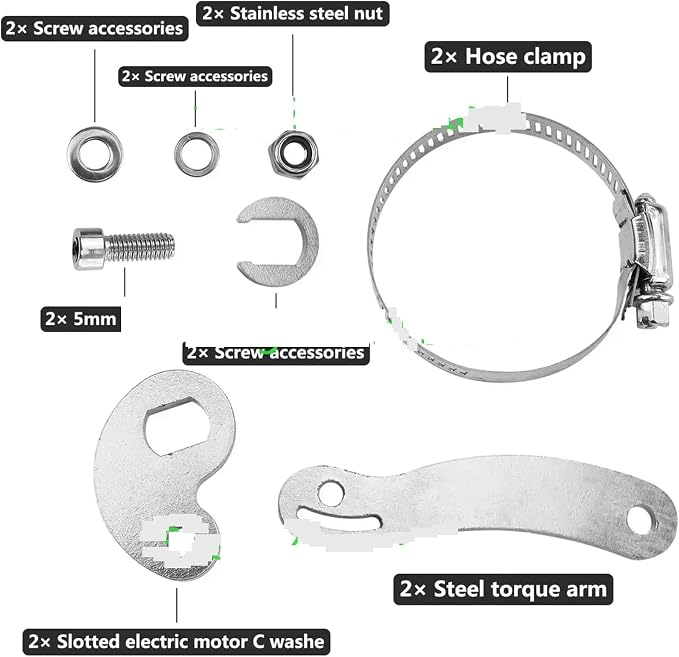 Kit de conversión de brazo de torsión universal 2 piezas miniatura 4