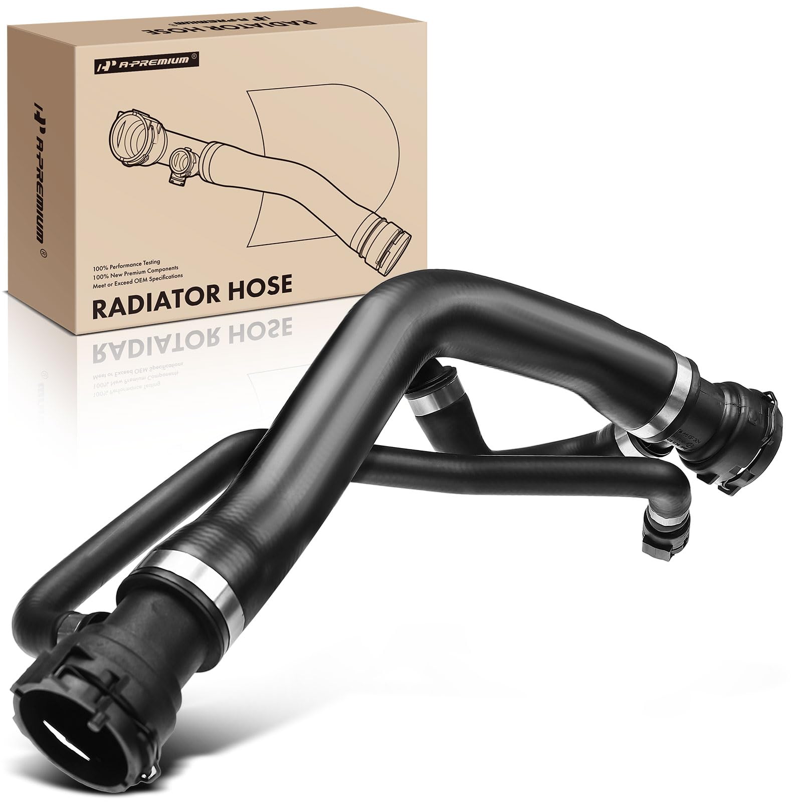 Amazon.com: A-Premium Upper Radiator Coolant Hose Compatible with BMW ...