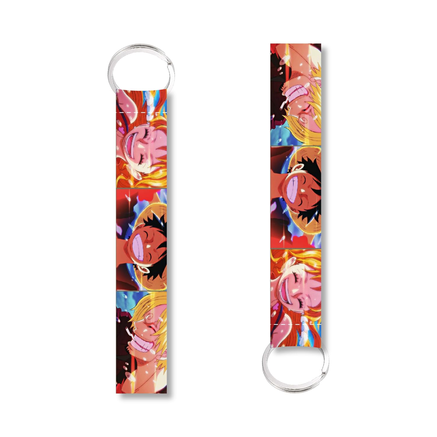 signoogle 1 Pcs Anime Theme Lanyard Keychain Holder Compatible All Bikes Car Bags Girls Boys Kids Men Women Key Holder Tag Multicolored (6 x 1 Inches)-picture-13