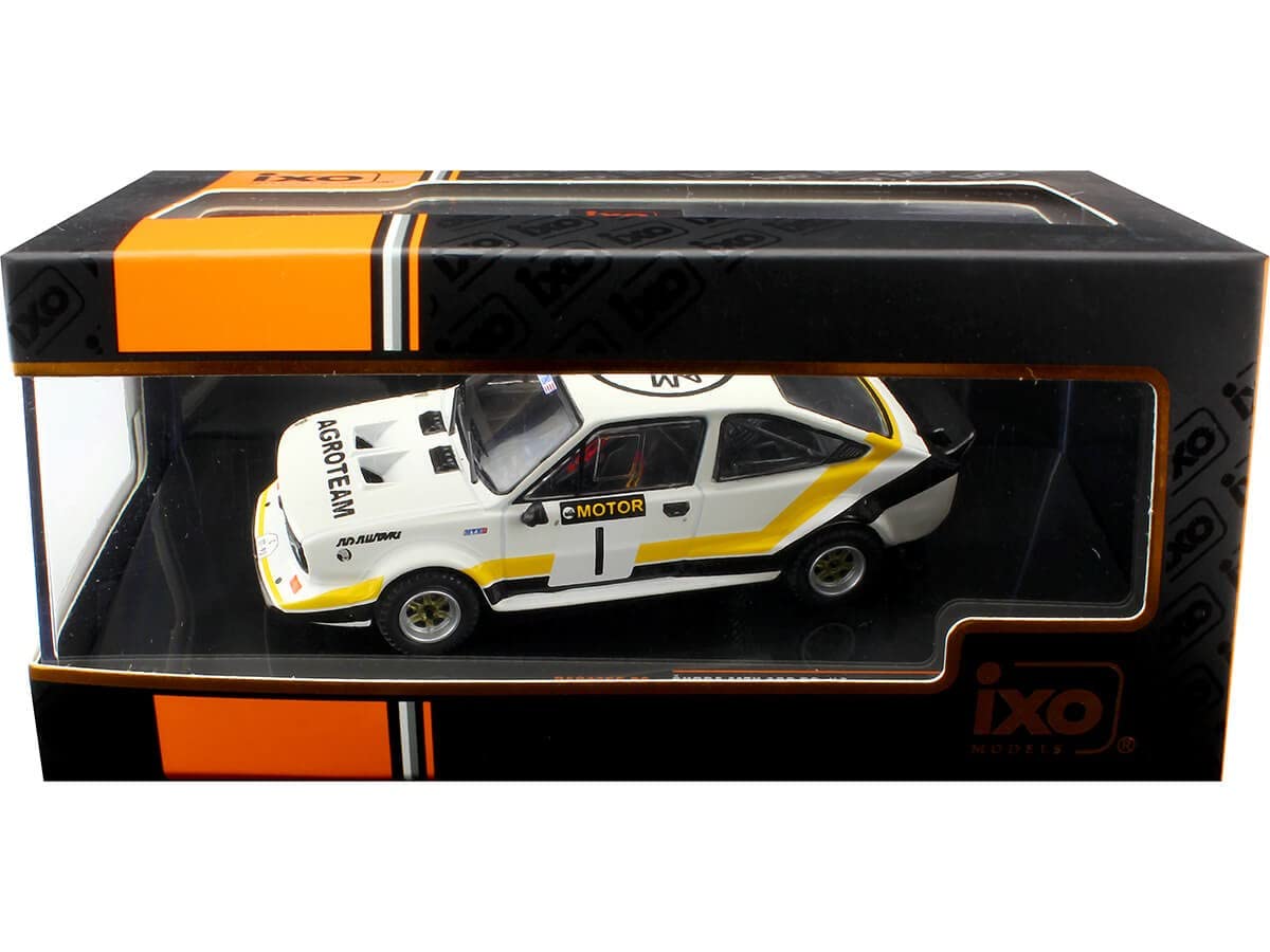 MODELLINO IN SCALA COMPATIBILE CON SKODA MTX 160 N.1 RALLY WM PRIBRAM 1984 BLAHNA/SCHOVANEK 1:43 IXO MODEL RAC416C