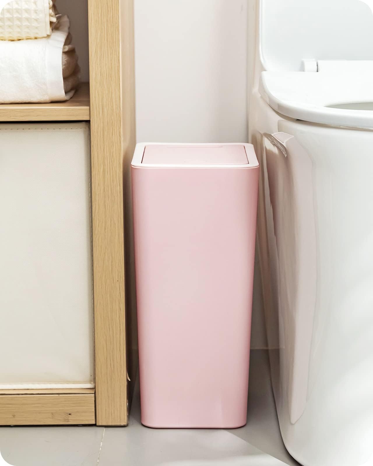 Baffect Push Top Lid Trash Bin, Trash Bin, Trash Bin, Rubbish Bin ...