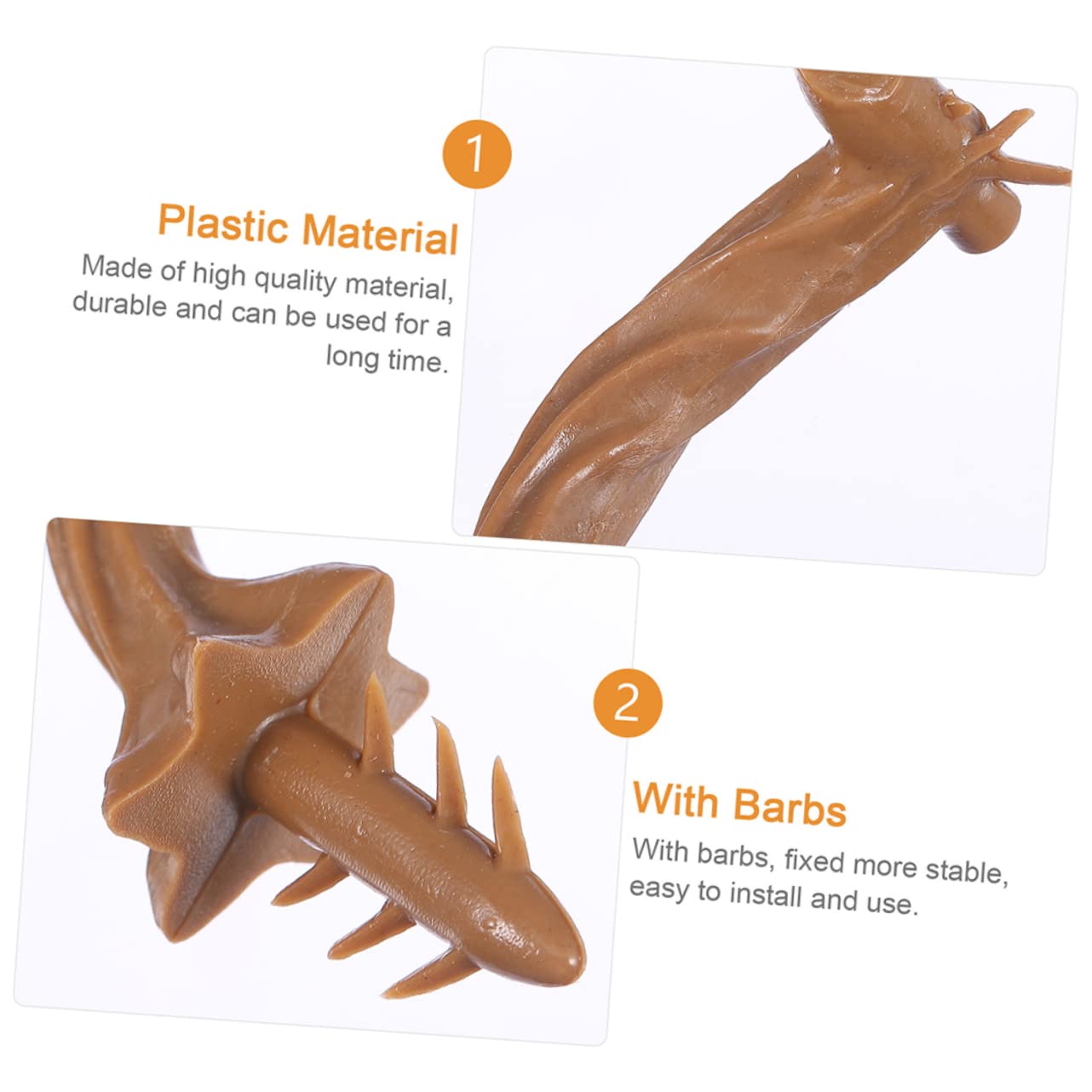 NUOBESTY 7 Set Manico di Zucca in Plastica - Decorazione Lanterna Lampada di Zucca Gambi di Zucca Teste di Zucca Steli di Zucca in Tessuto Ciotola di Zucca Schiacciare Colorful 36 Pezzi * 7
