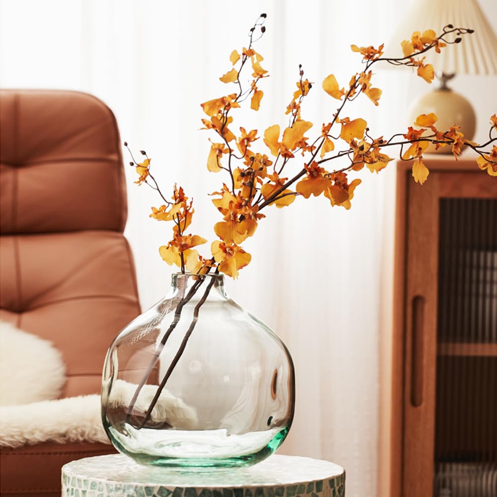 Vasi Trasparenti per centrotavola, Vaso Grande vasi di Fiori in Vetro per Bouquet, vasi in Vetro Decorazioni per la casa jarrones Moderni Decorativi,B