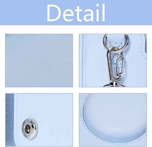 Miniatura 4 de Aenllosi Funda protectora de piel sintética para Fujifilm Instax Mini 1211, funda de viaje para cámara de película instantánea, con bolsillo y