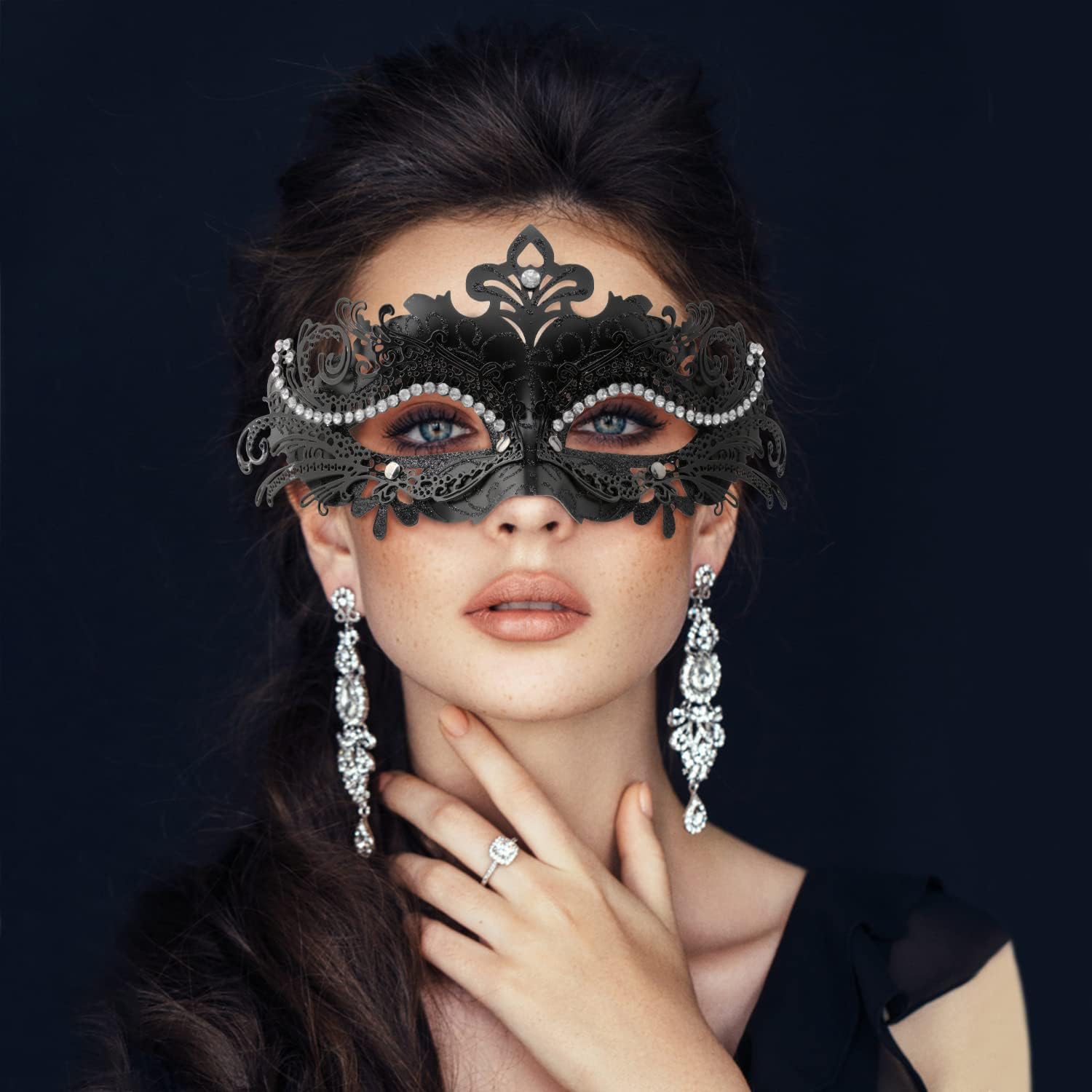 Coddsmz Masquerade Mask Venetian Masks Mardi Gras Prom Costume Mask Wedding Halloween Christmas Party - Image 2