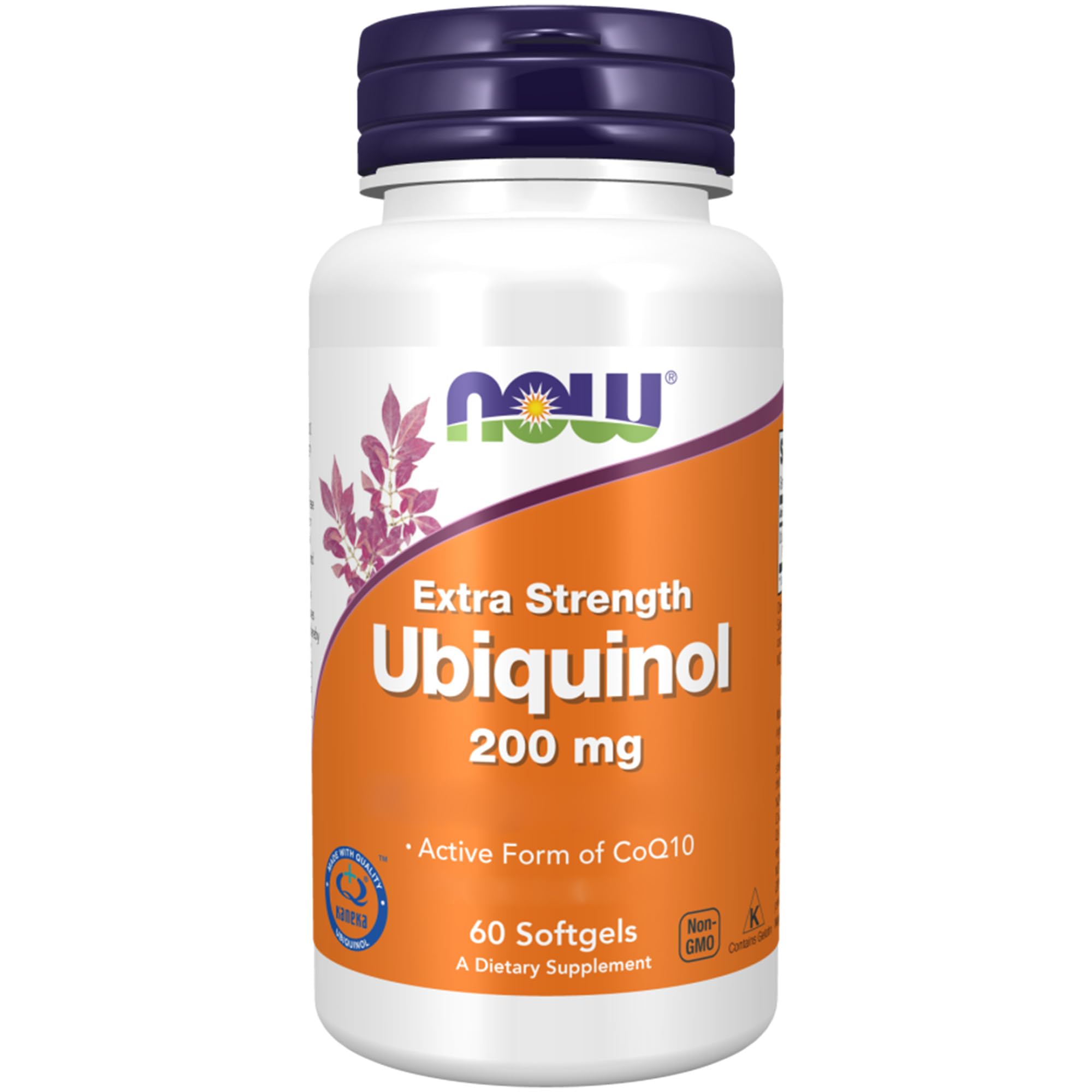 Now Foods, Extra Strength Ubiquinol, 200mg, Kaneka Ubiquinol, 60 Capsules molles, Sans Gluten, Sans Soja, Sans OGM
