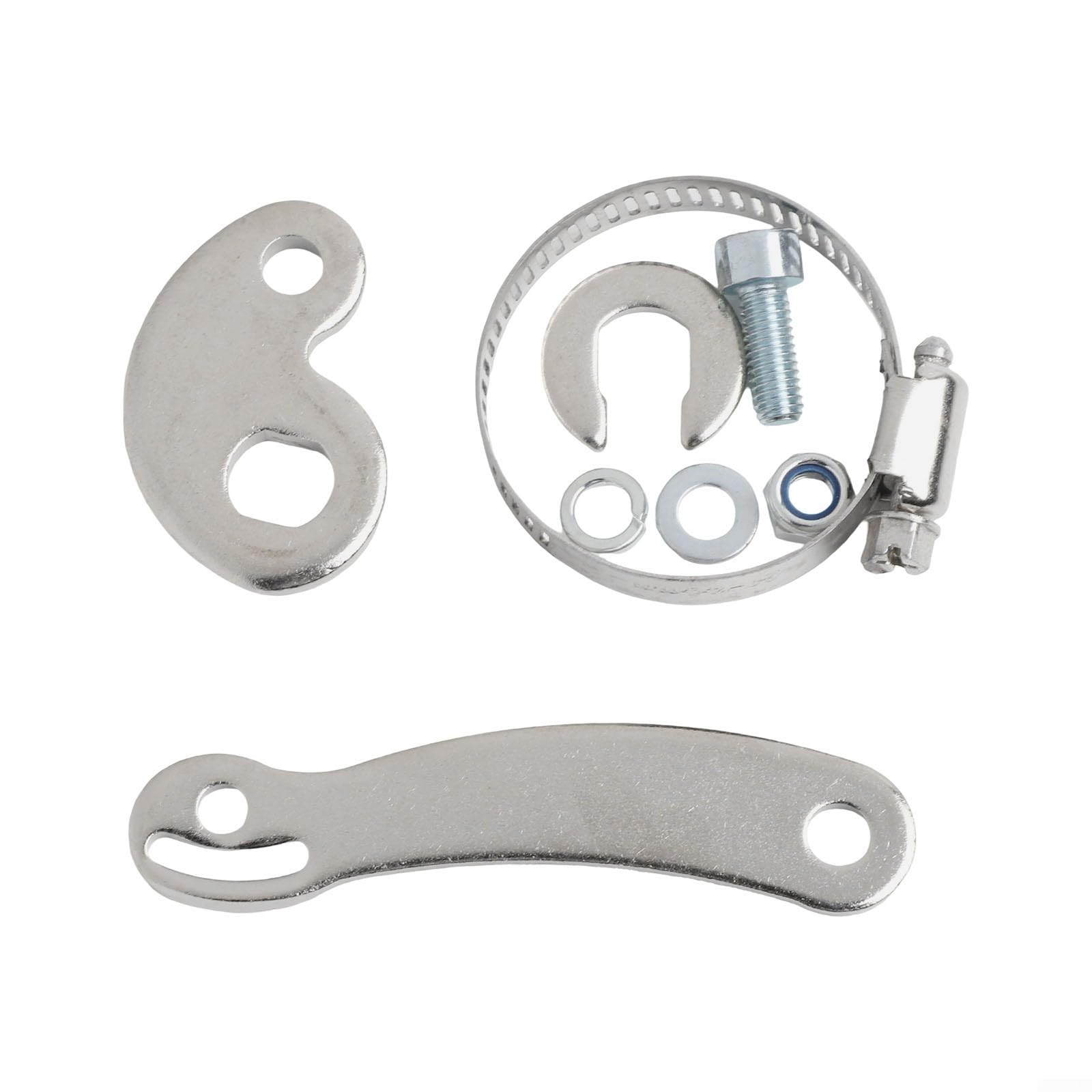 Gdfnmogo Metal Limb for E-Bike Hub Motor, Anti Rotation Bracket for Bafang MXUS Drive, Secure Fork Mount for Front Rear Wheels Silver