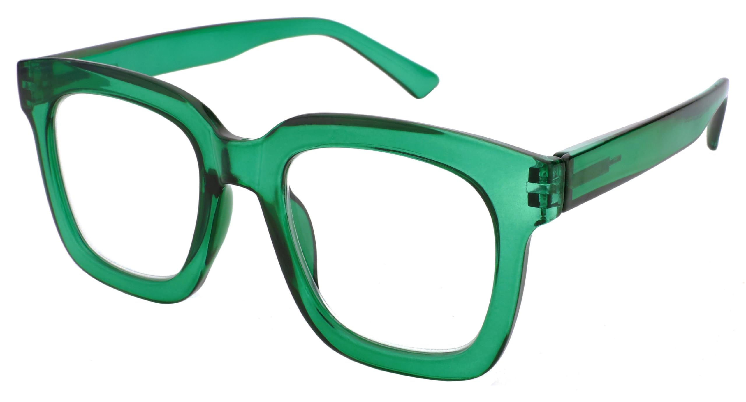Goodlookers Reading Glasses 'Jamie' Green +3.00