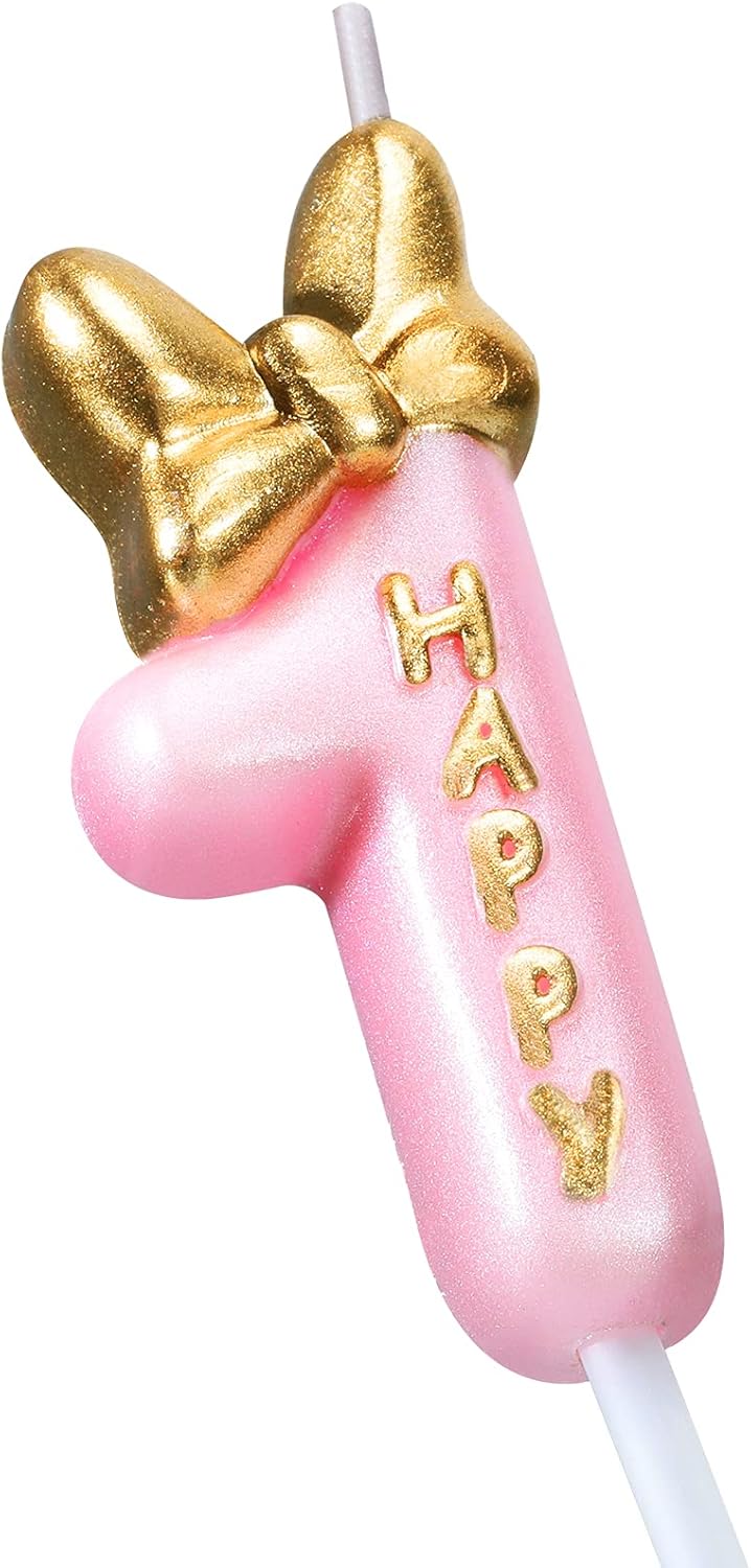 Candle Pink Birthday Candle Girl Happy Birthday Cake Topper