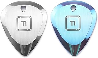 TI GEEKプレミアムチタンギターピック(ミックス2カラーセット)