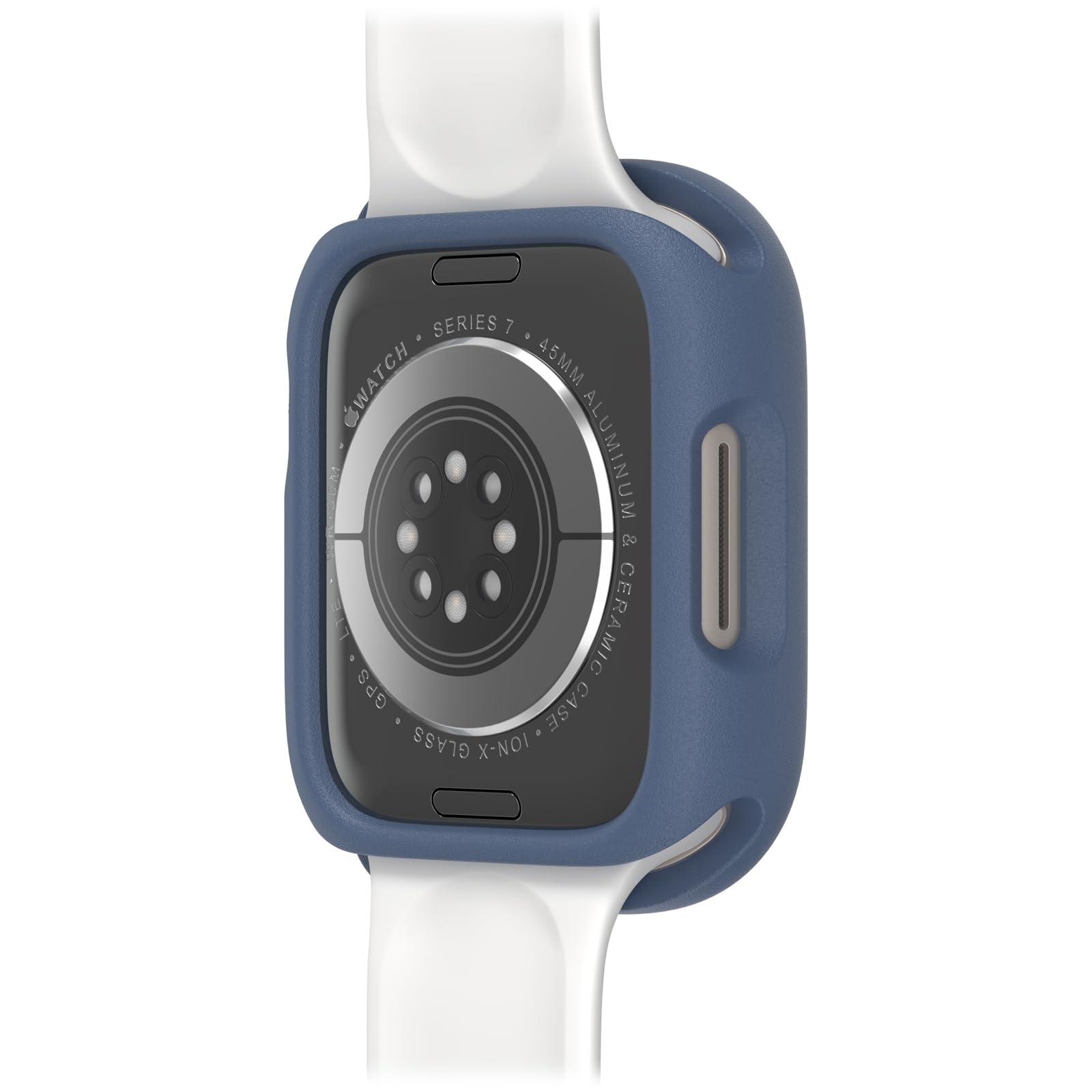 OtterBox Watch Bumper Apple Watch Series 9/8/7-45mm, custodia di protezione elegante, antiurto, a prova di caduta per Apple Watch, Guards Display e Edges, Blu