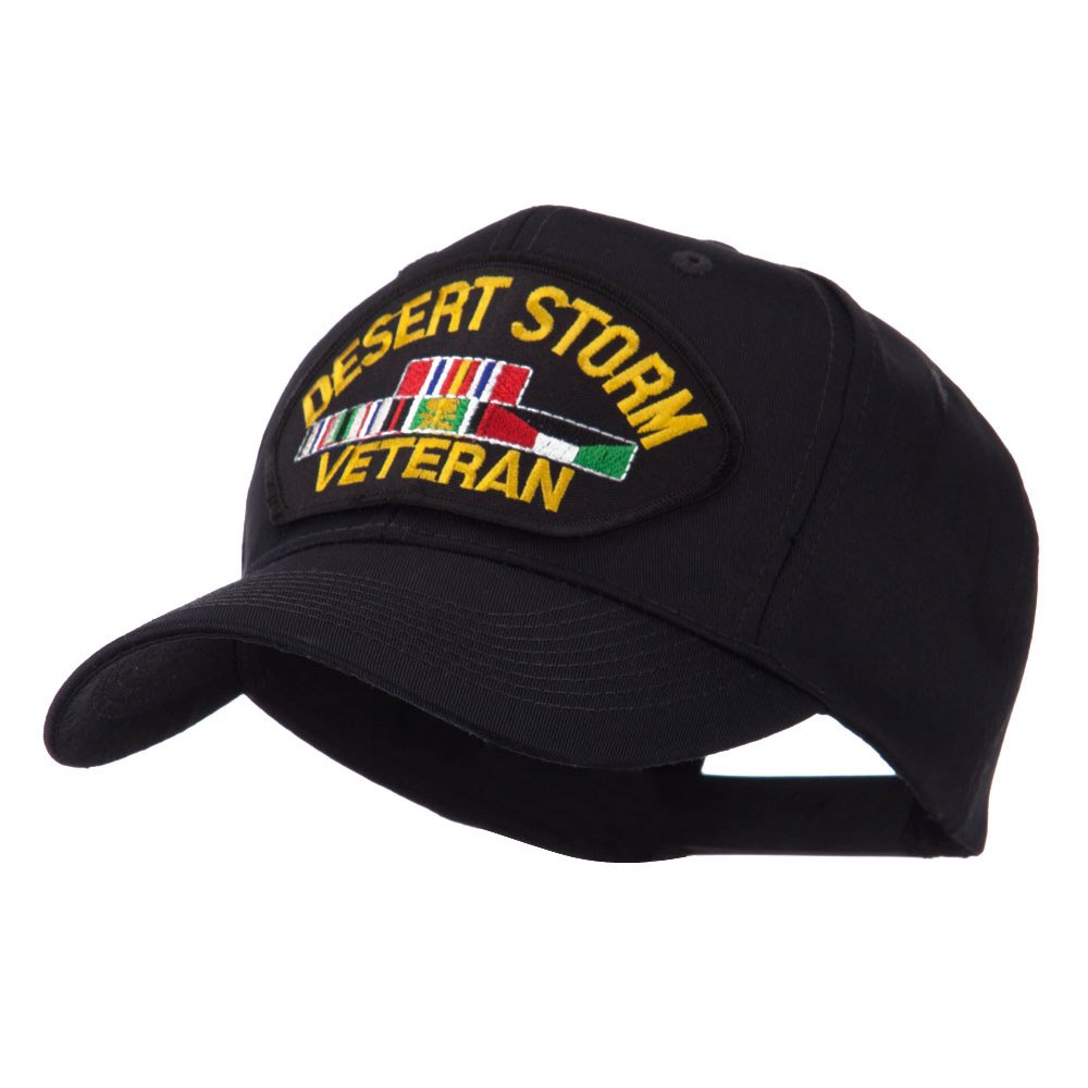 e4Hats.comVeteran Military Large Patch Cap