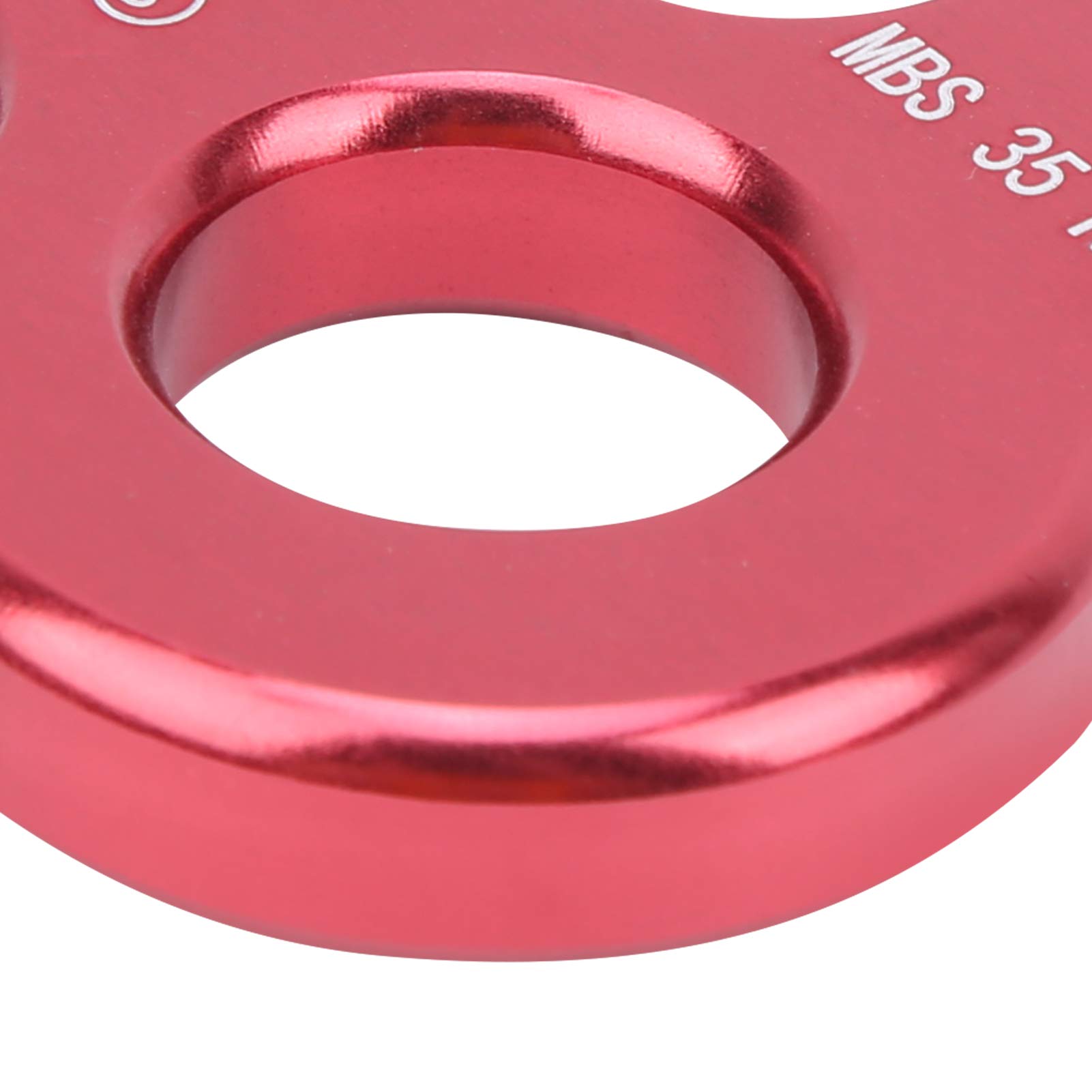 Sartiame a 3 Fori climbing Fori, Connettore divisorio Multi-Ancoraggio Piastra di Rigging Attrezzatura per Arrampicata per Alpinismo 3 Fori Piastra Arrampicata Rosso Attrezzatura