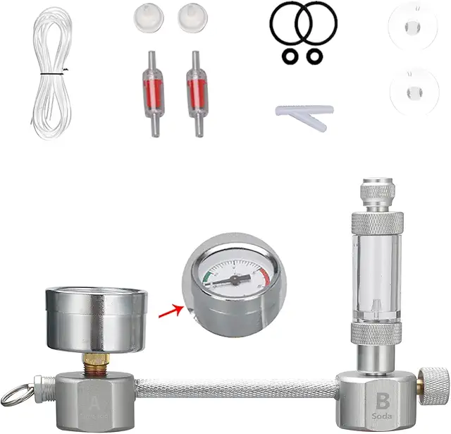 Kit Générateur CO2 Aquarium DIY avec Compteur Bulles et Sécurité