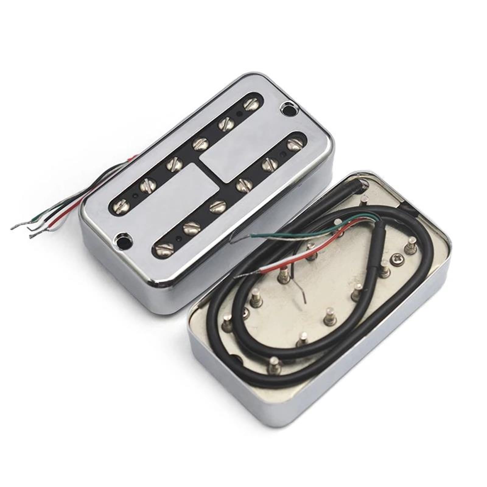 Amantes de la música Pastilla Para Guitarra Eléctr Pastilla Humbucker Para Guitarra Eléctrica Alnico V FT Cuello De Guitarra Estilo FT Puente De 7,5 K Pastillas Divisorias De Bobina De 8,6 K(C)