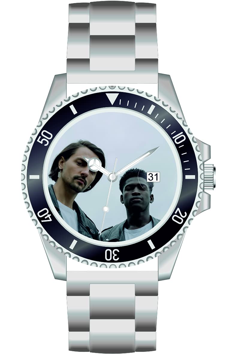 memories Reloj con foto, diámetro de 40 mm, correa de acero inoxidable, 3 bares, indicador de fecha, fabricado en Alemania