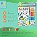 Bright Stripes Art on The Go Going Dotty Ocean Theme Travel Kit for Kids Ages 3+ | Compact Coloring Set with Crayons, Dot Stickers & Activity Book | Fun, Mess-Free Crafts for Toddlers and Preschoolers