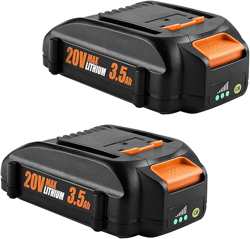 Reemplazo 3.5AH para batería Worx de 20 V WA3525 WA3575 compatible con WG151s WG155s WG251s WG890 WG891 Worx 20V Max batería de iones de litio